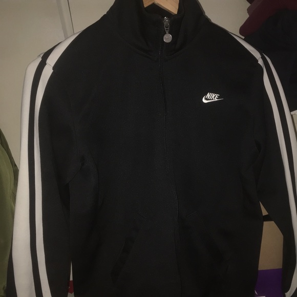 Black and White Nike Track Jacket - Picture 3 of 7